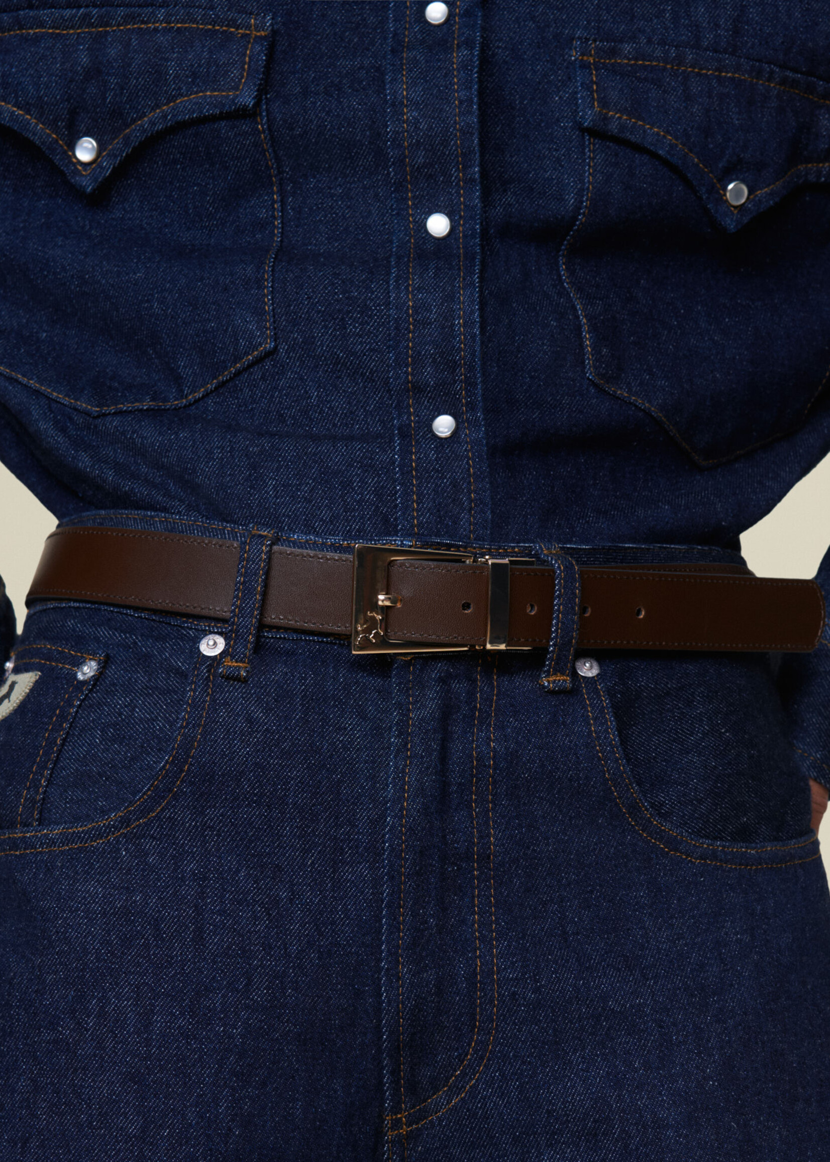 lois Ember - Gold - Black/Brown belt