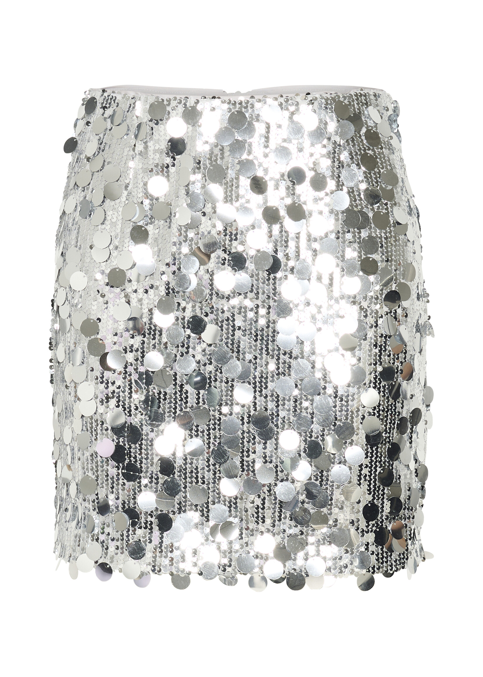 Gestuz GlittaGZ mini skirt - silver sequins