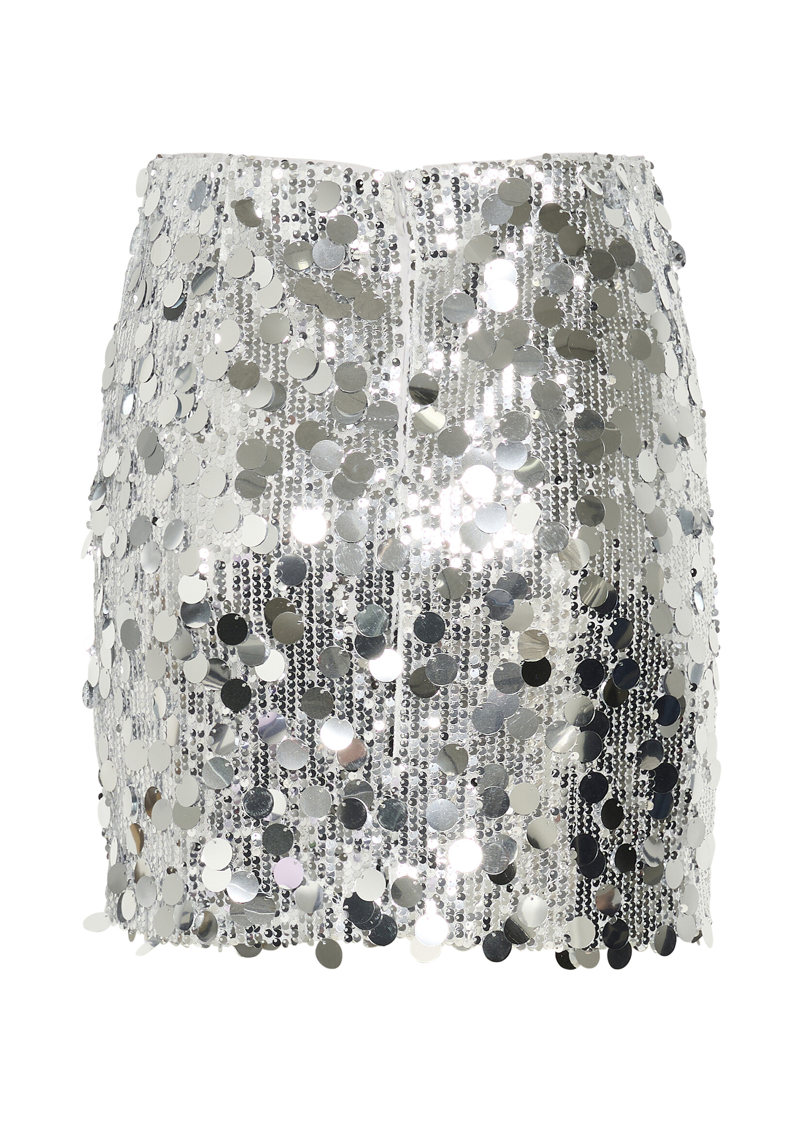 Gestuz GlittaGZ mini skirt - silver sequins