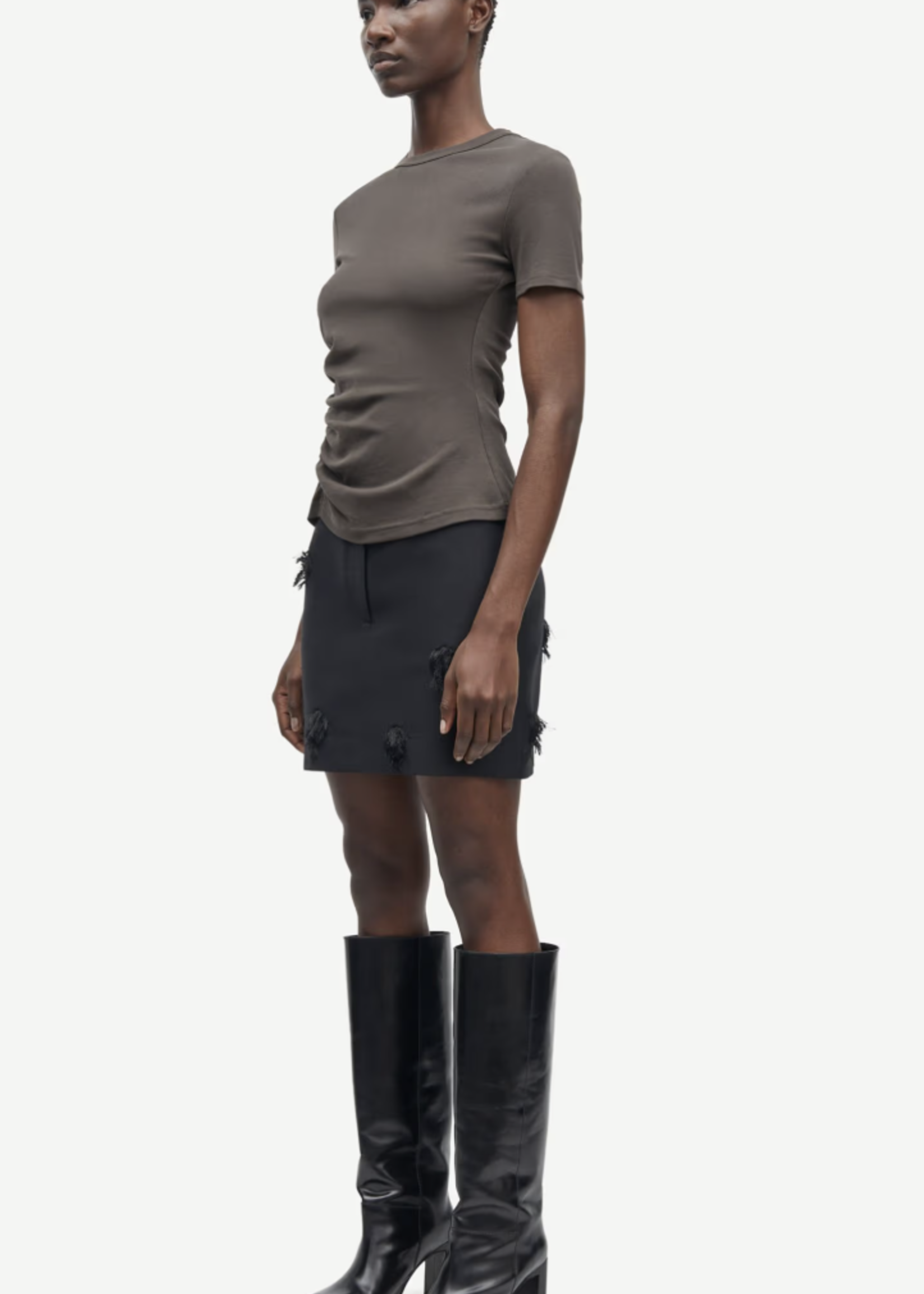 Samsøe Samsøe Saevelyn T-shirt - Bungee Cord