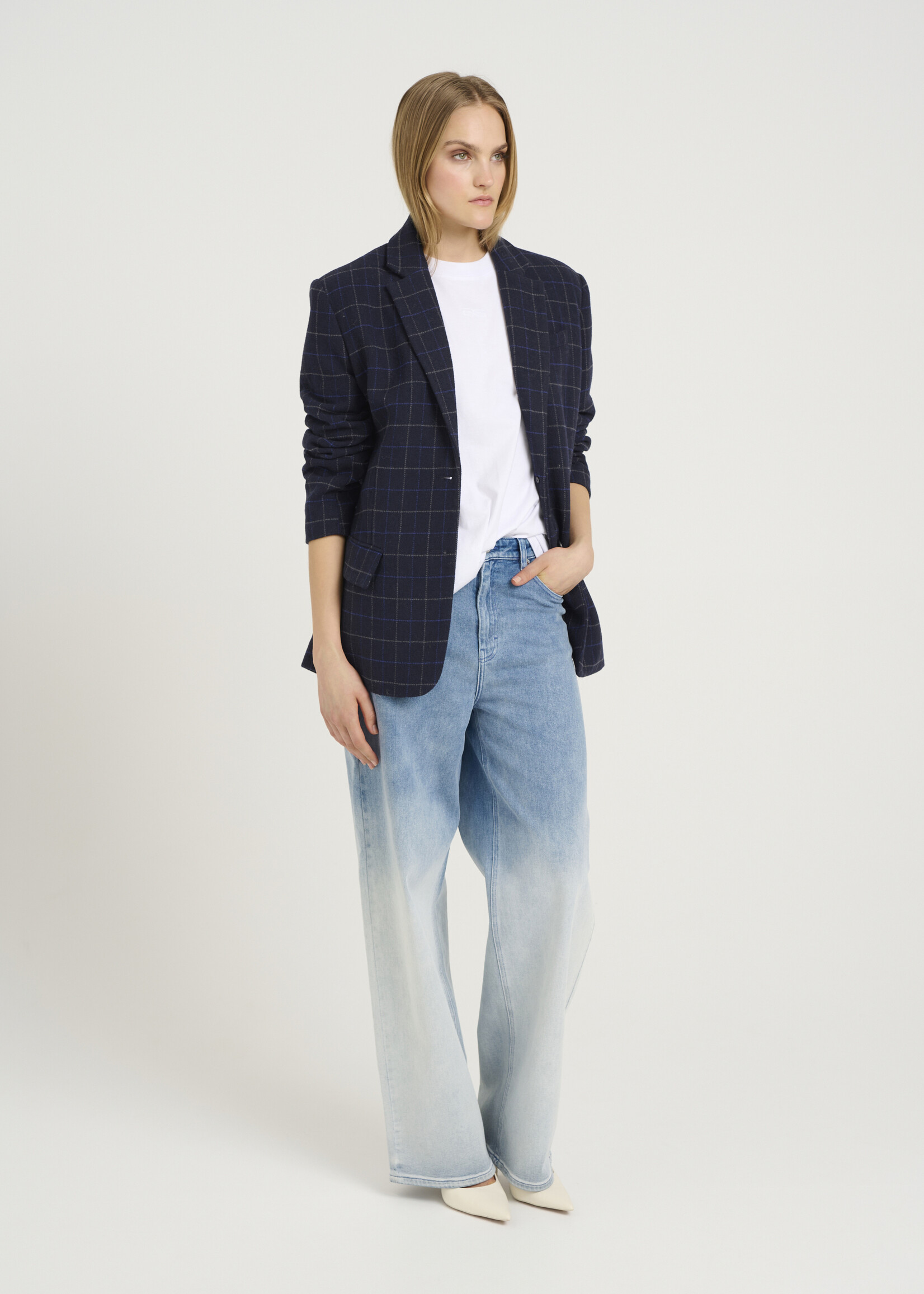 Gestuz BebbieGZ HW Wide Jeans - faded blue