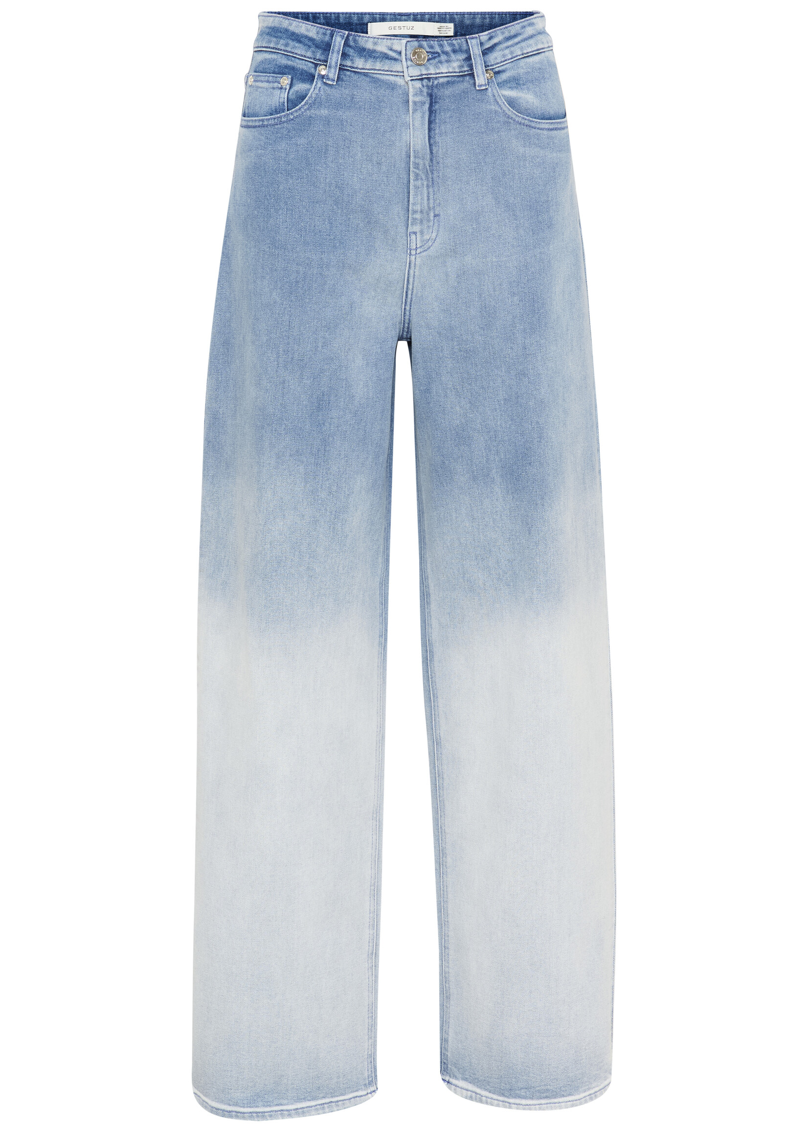 Gestuz BebbieGZ HW Wide Jeans - faded blue