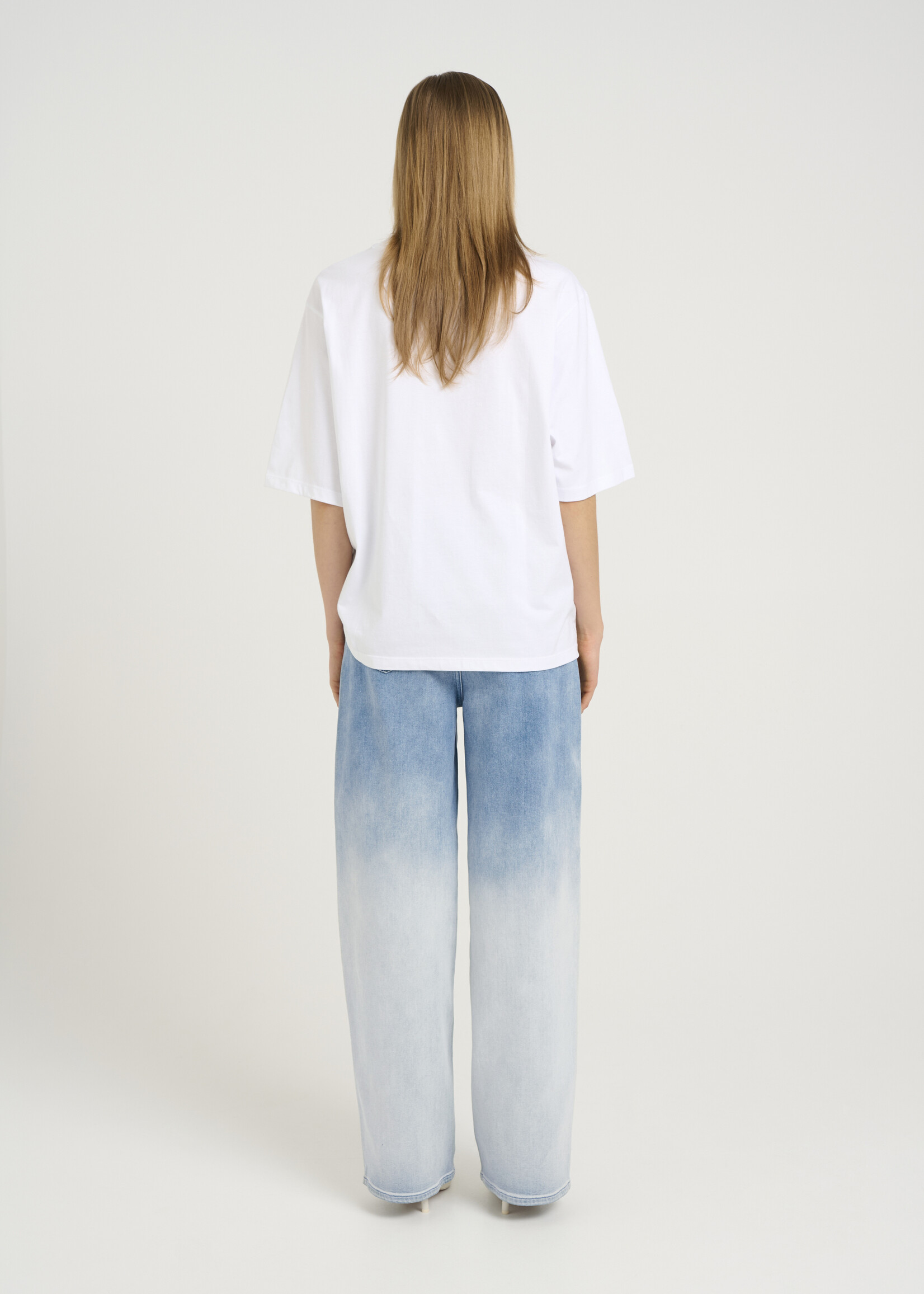 Gestuz BebbieGZ HW Wide Jeans - faded blue