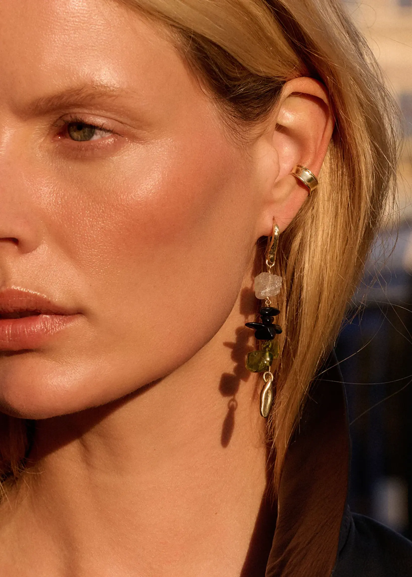 by1oak Earring - Rock that Rock - Gold