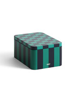 Hay Tin container - Small - Green and Blue