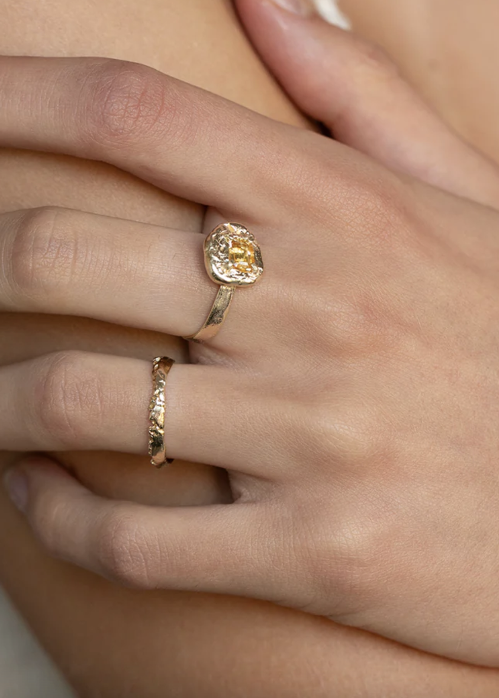 by1oak Ring - play with fire - gold