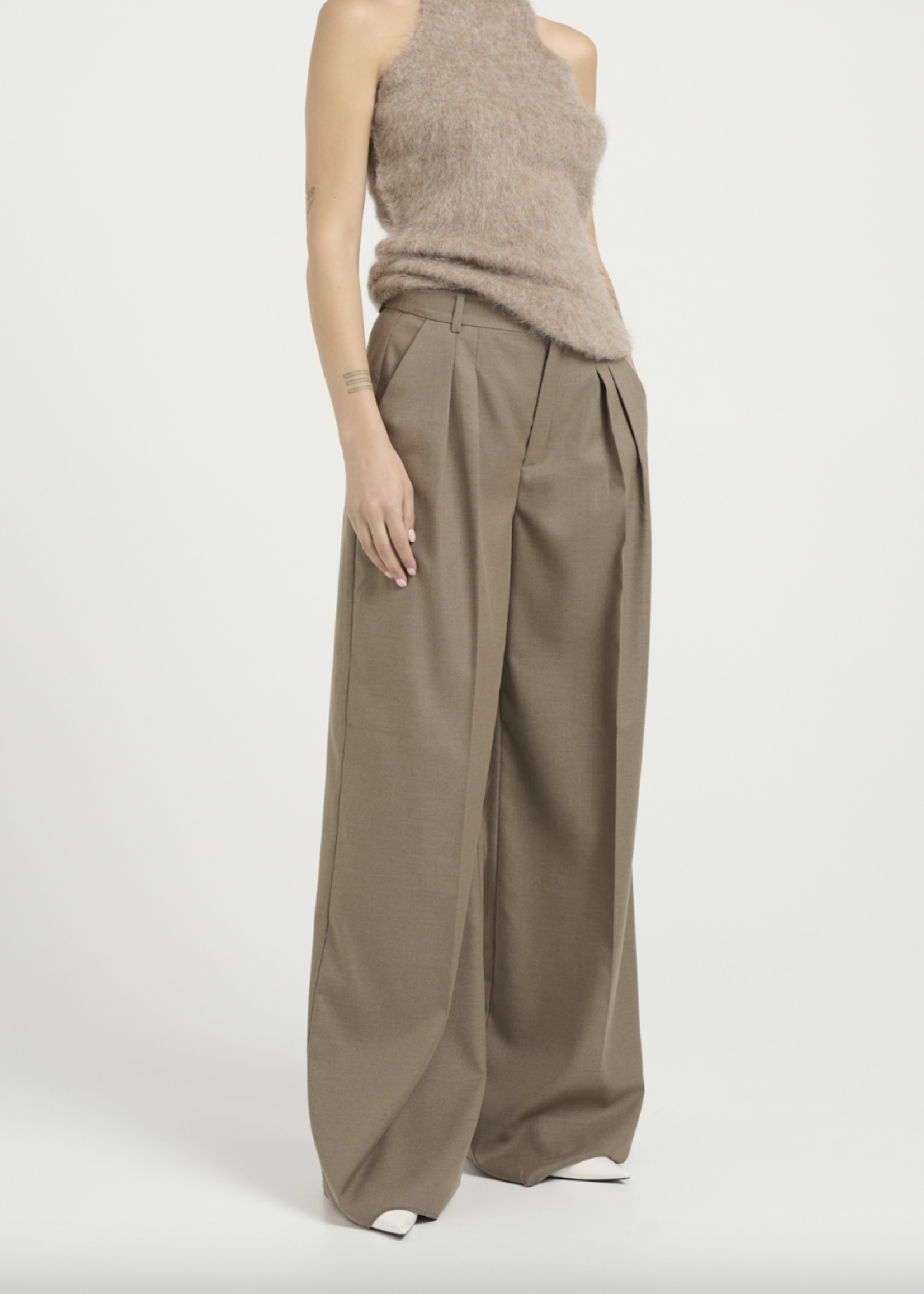 Gestuz CaciaGZ pants - Dark Timberwolf