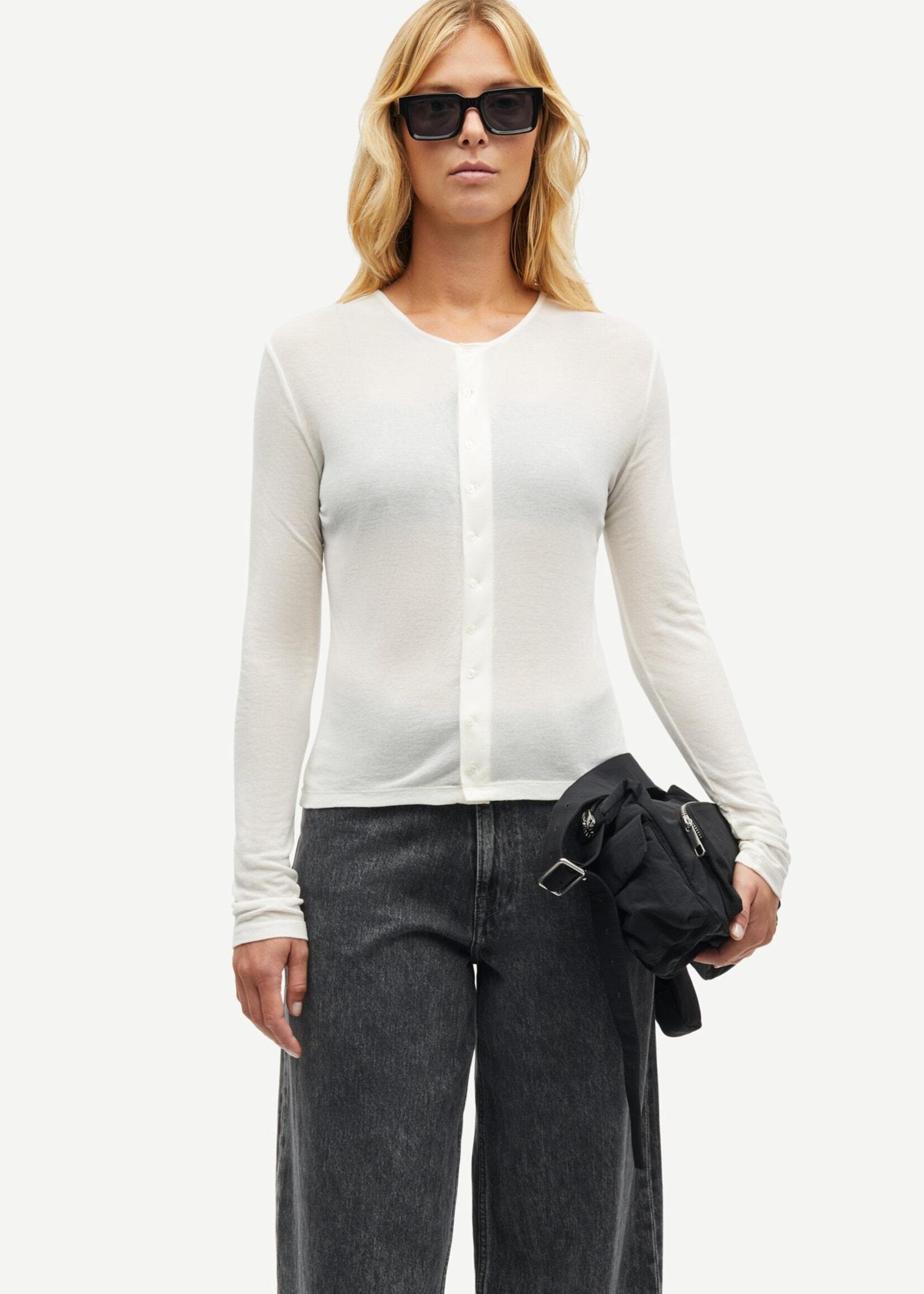 Samsøe Samsøe Saamber blouse - Egret