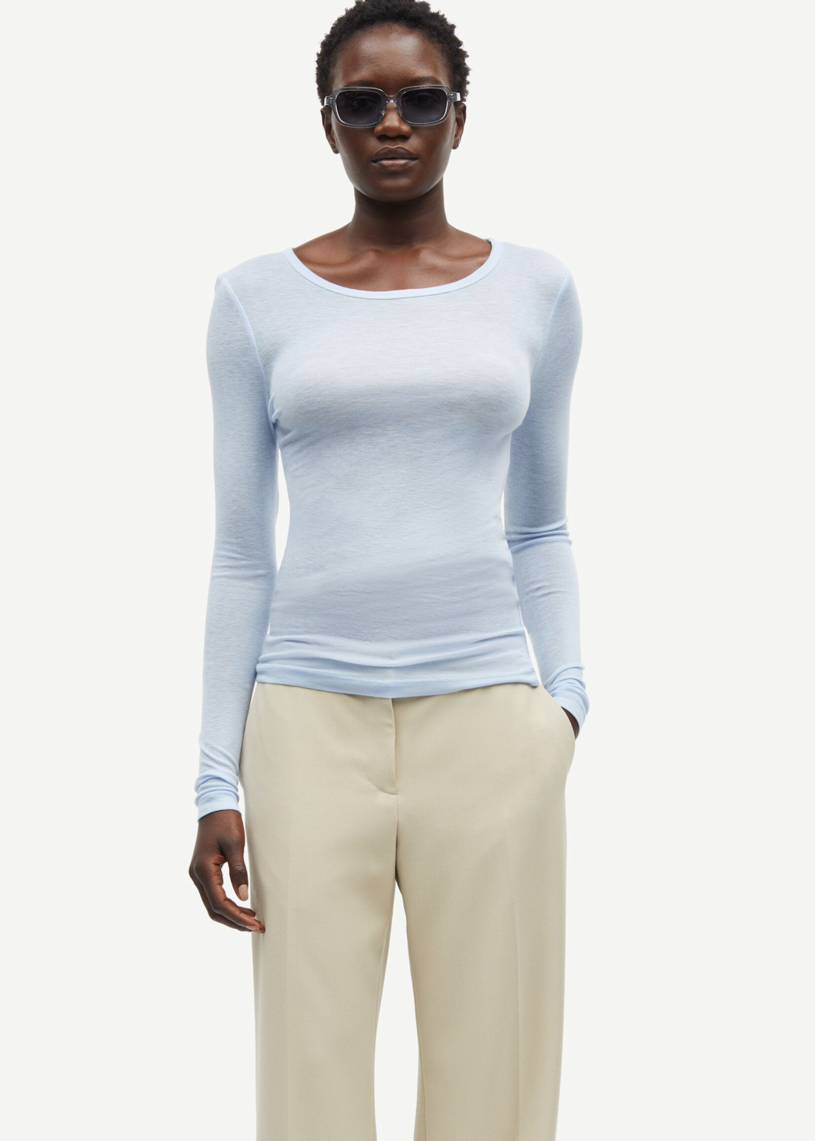 Samsøe Samsøe Sadou t-shirt - Skyway