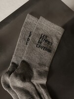 Club L'avenir Yin Yang socks- Grey Melee