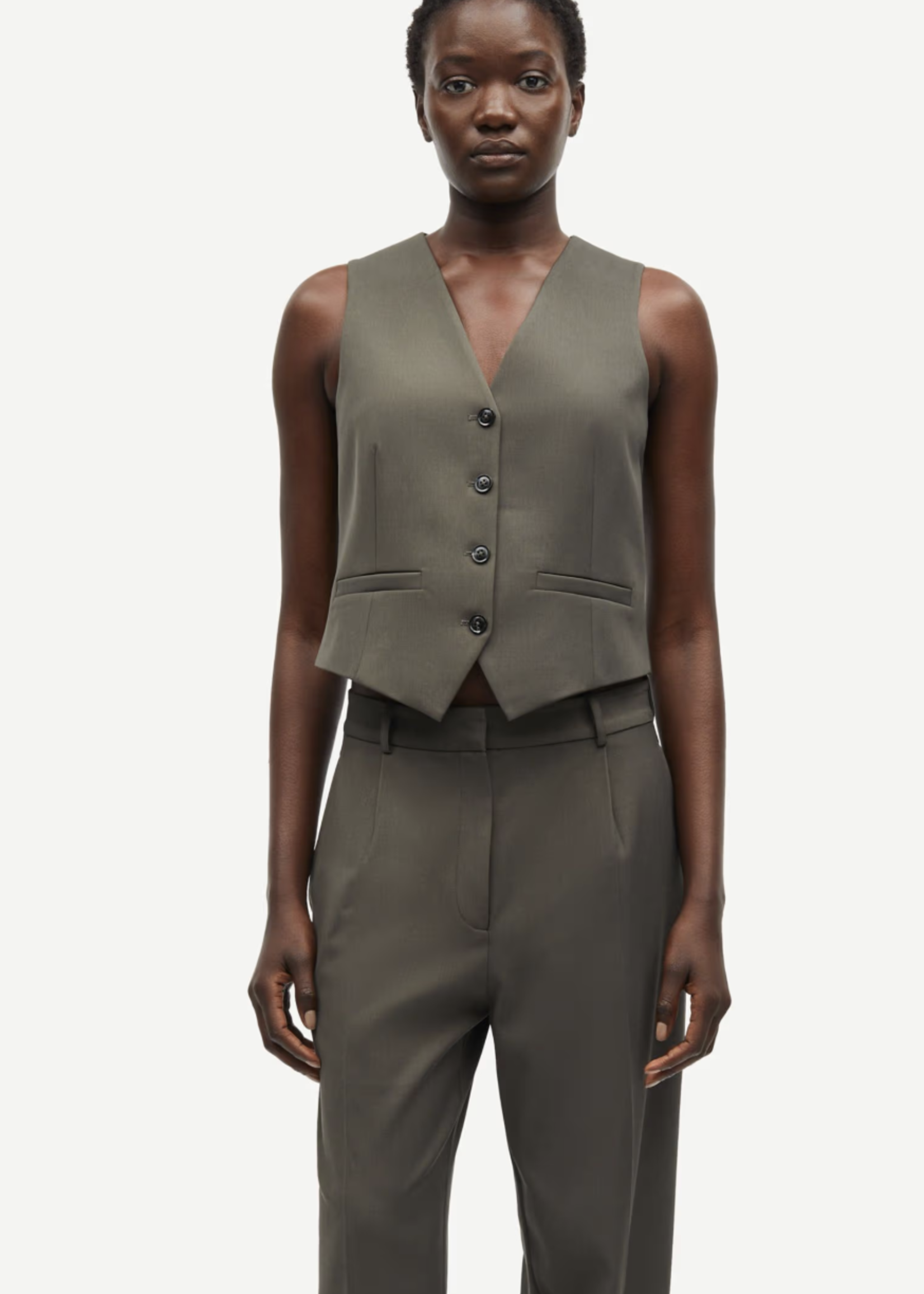 Samsøe Samsøe Saramona trousers - Beluga