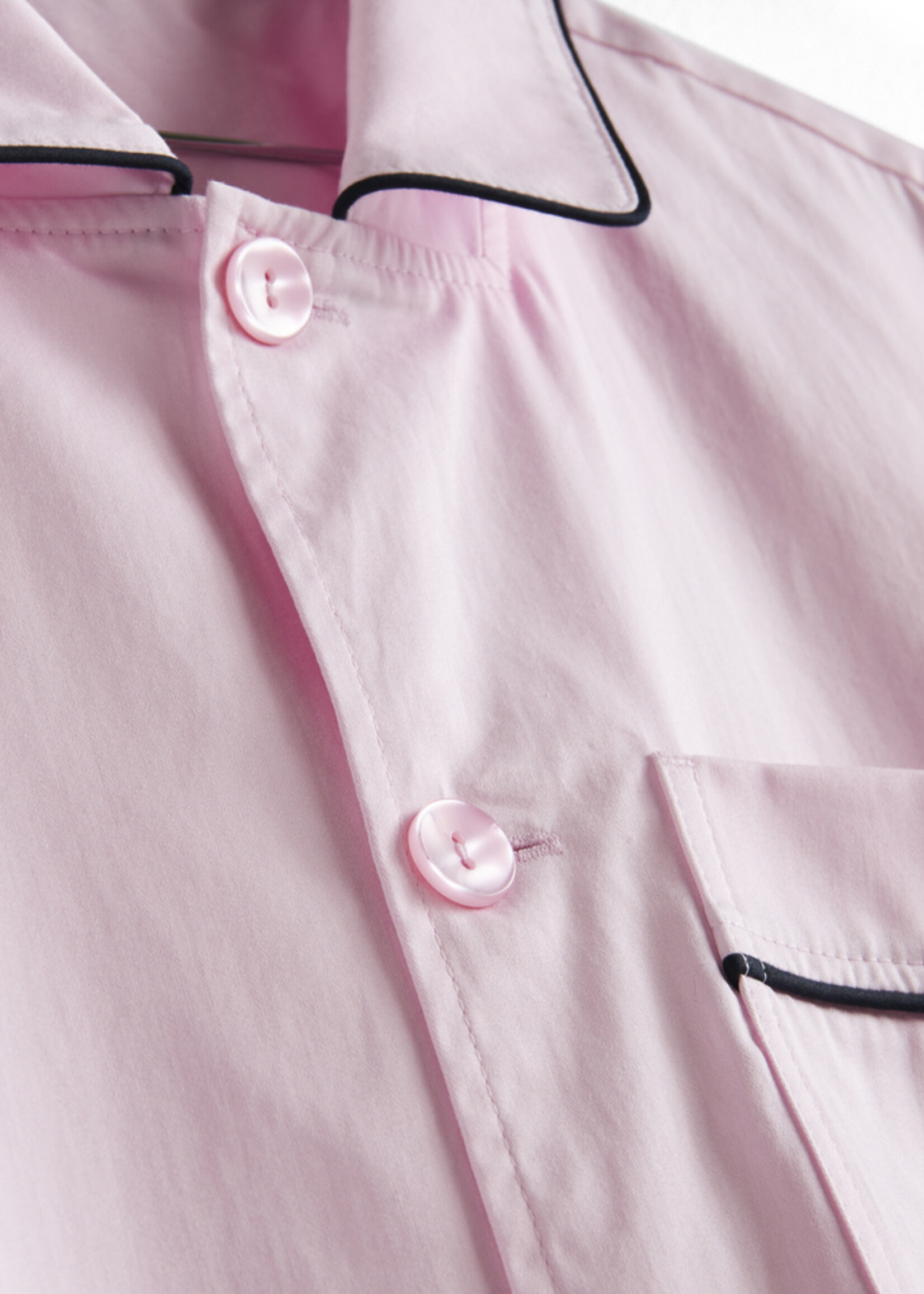 Hay Outline pyjama shirt - Soft pink