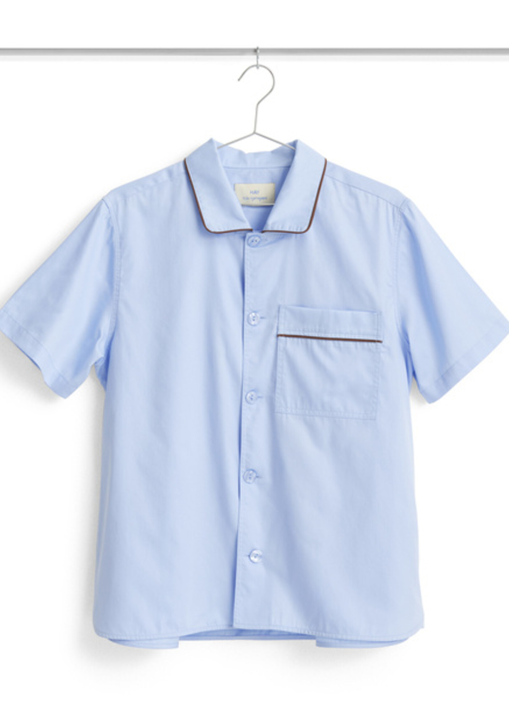 Hay Outline pyjama shirt - soft blue