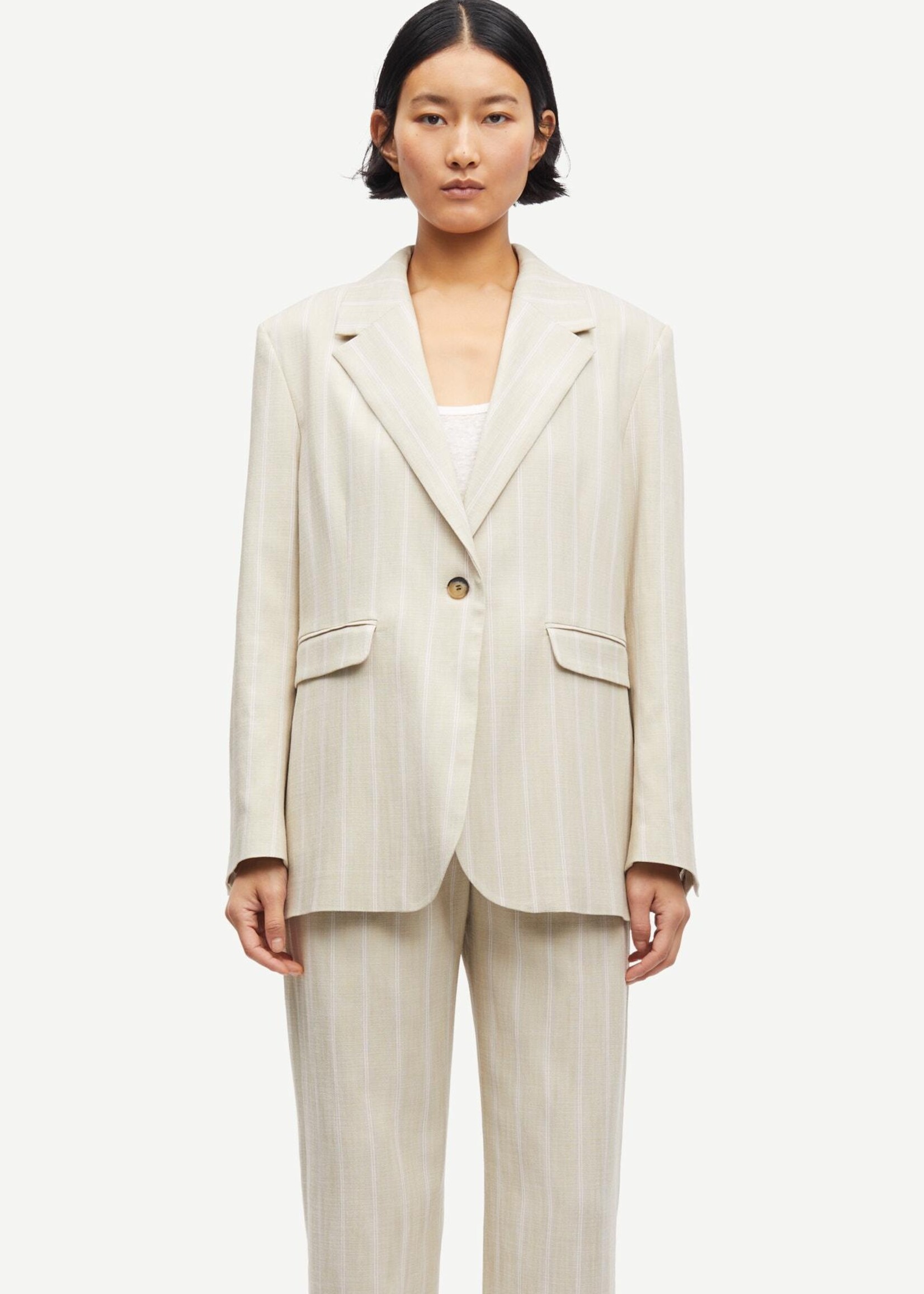 Samsøe Samsøe Sahaven Blazer - White pepper St.