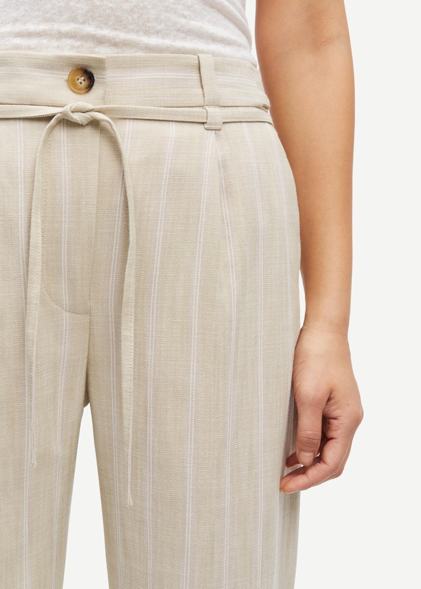 Samsøe Samsøe Saluza Trousers - White Pepper St.