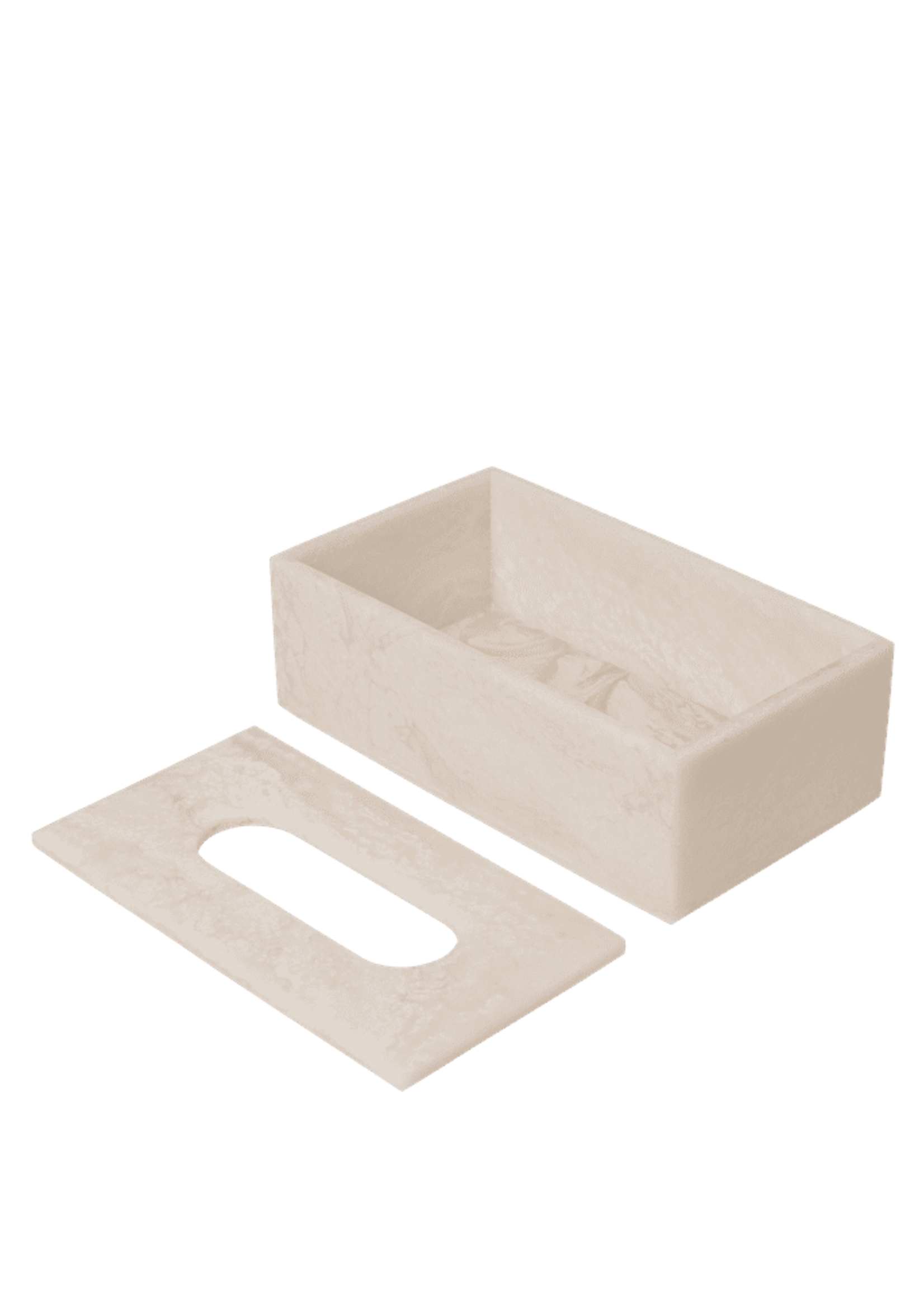 Ferm Mist Tissue Box - Pearl