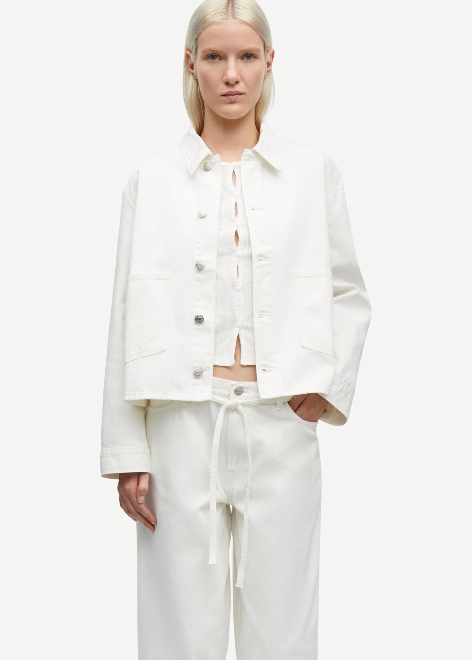Samsøe Samsøe Sanadina jacket - white rock