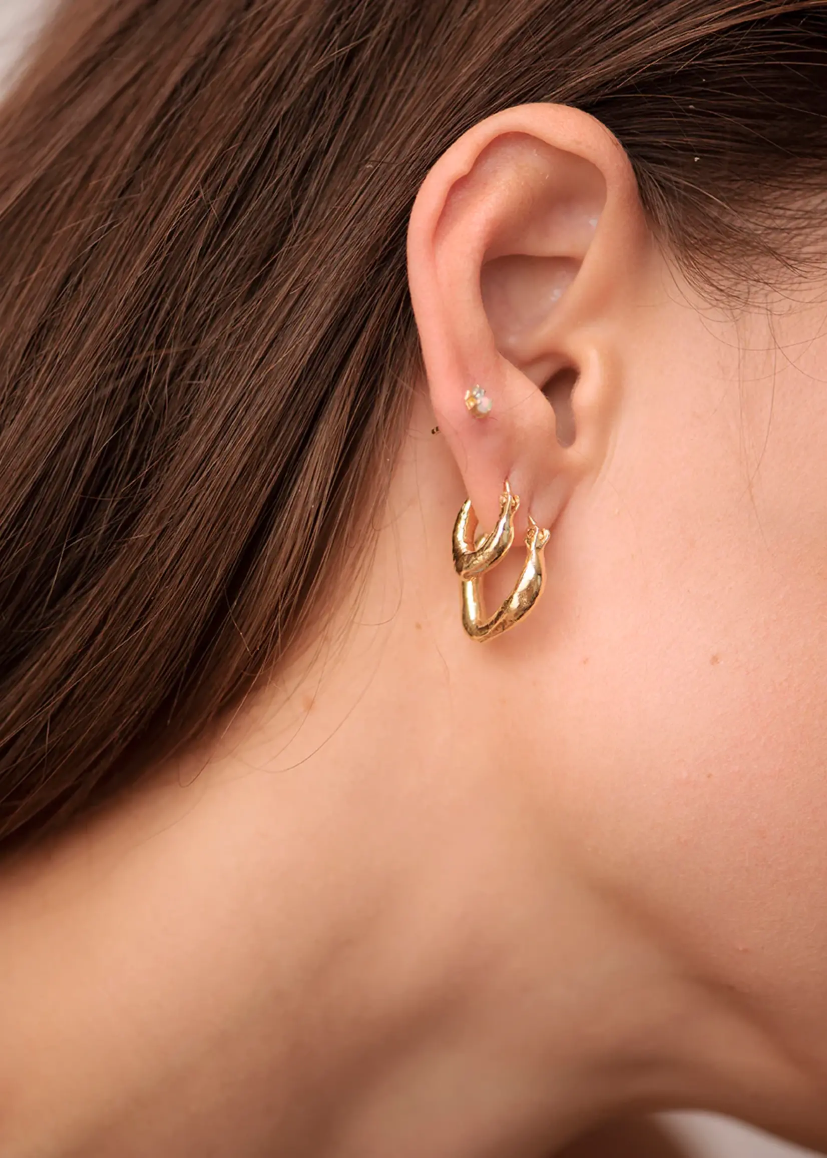 by1oak Earring - I found you - gold - M