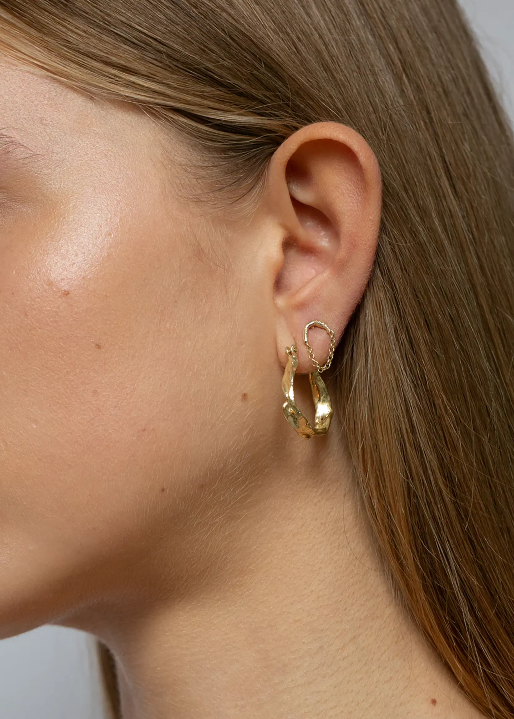 by1oak Earring - Got the love - gold