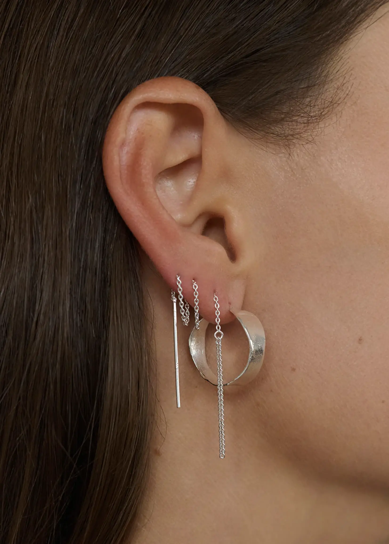 by1oak Earring - beauty and simplicity - silver
