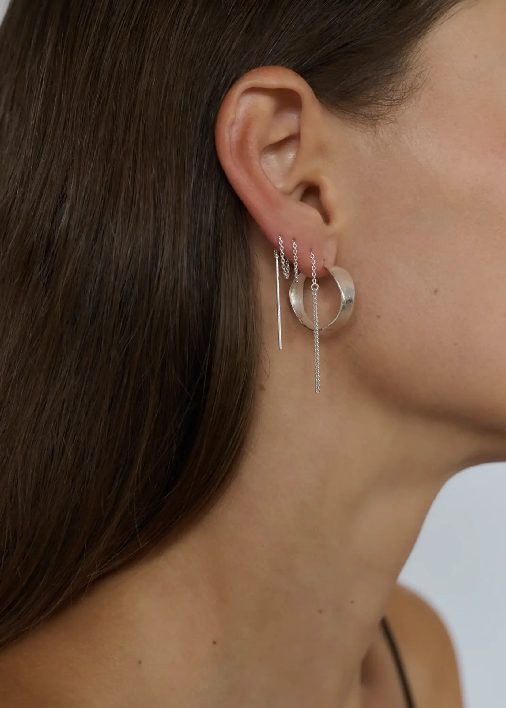 by1oak Earring - beauty and simplicity - silver