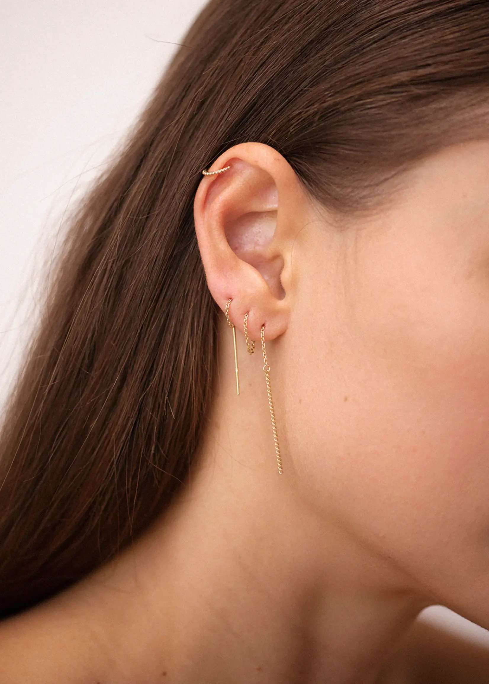 by1oak Earring - beauty and simplicity - gold