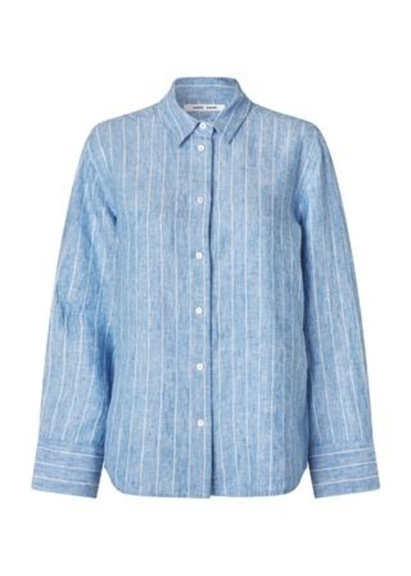 Samsøe Samsøe Sanot shirt - Blue Jasper stripes