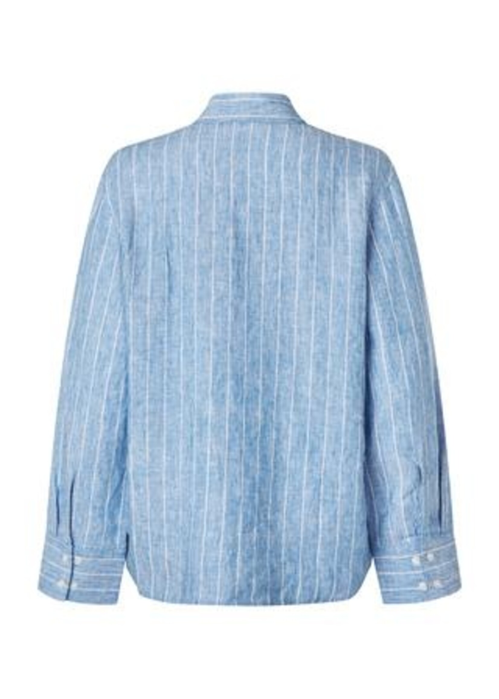 Samsøe Samsøe Sanot shirt - Blue Jasper stripes