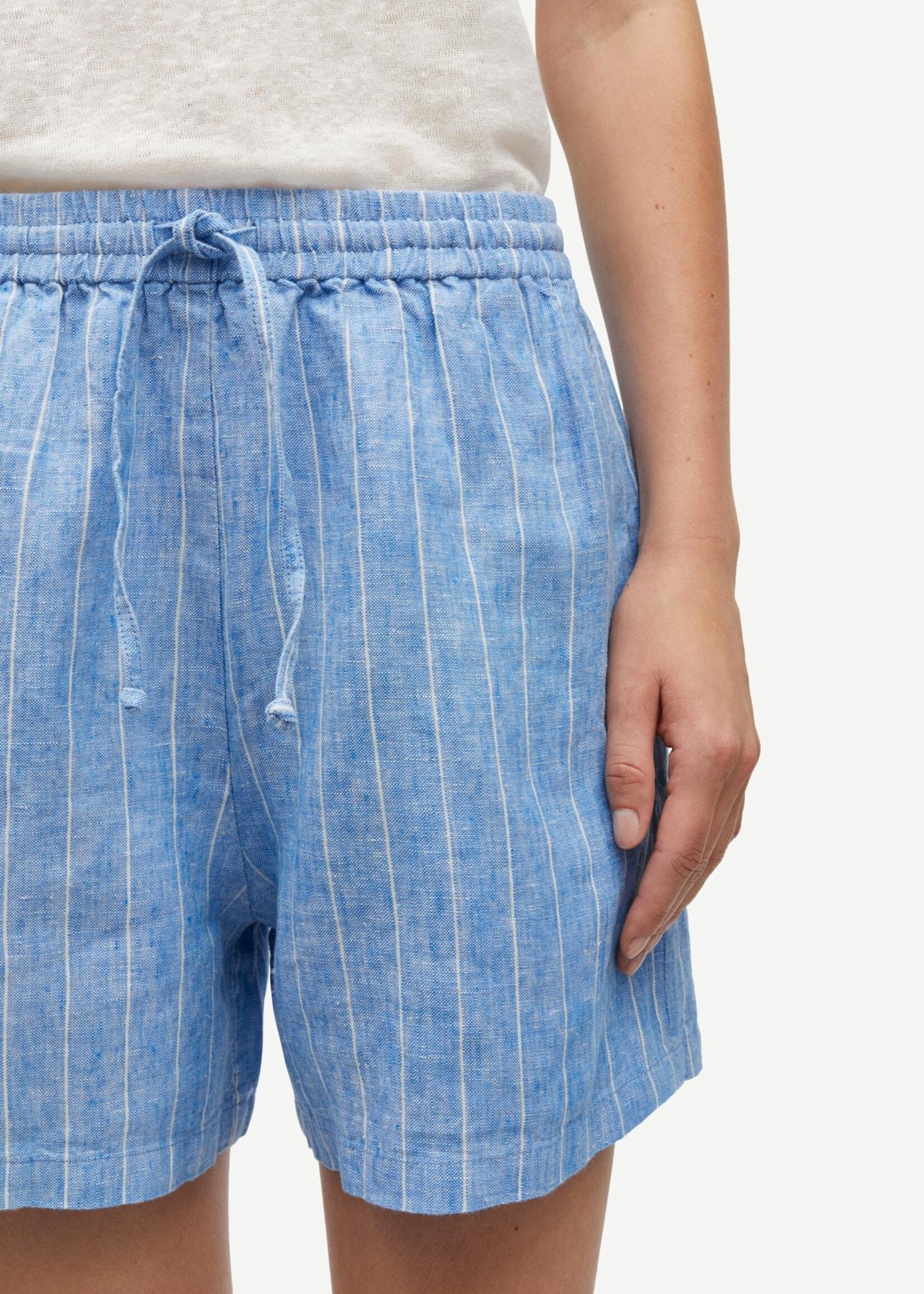 Samsøe Samsøe Maren string shorts - Blue Jasper stripe