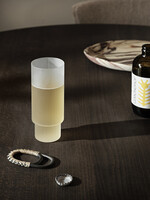 Ferm Ripple Long Drink Glasses - Set of 4 - Frosted