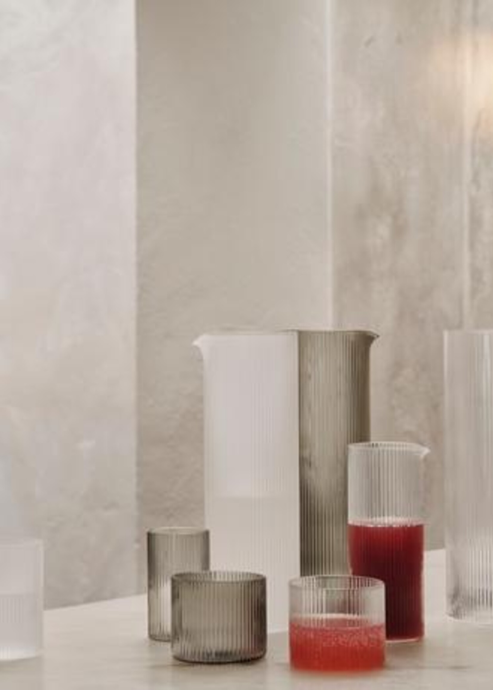 Ferm Ripple Water Jug - Frosted