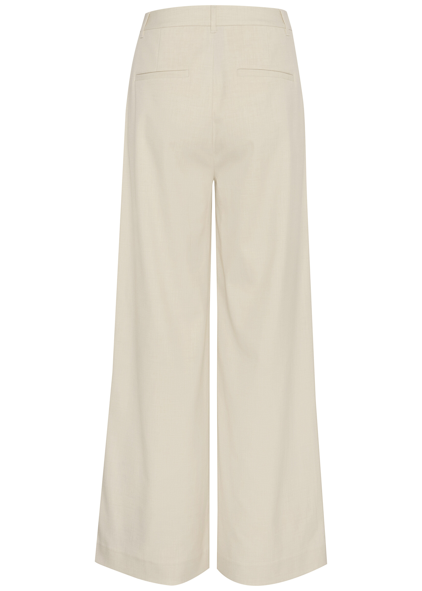 Gestuz GZseaver HW pants - Egret Melange