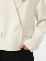 Gestuz GZseaver LS short blazer - Egret Melange