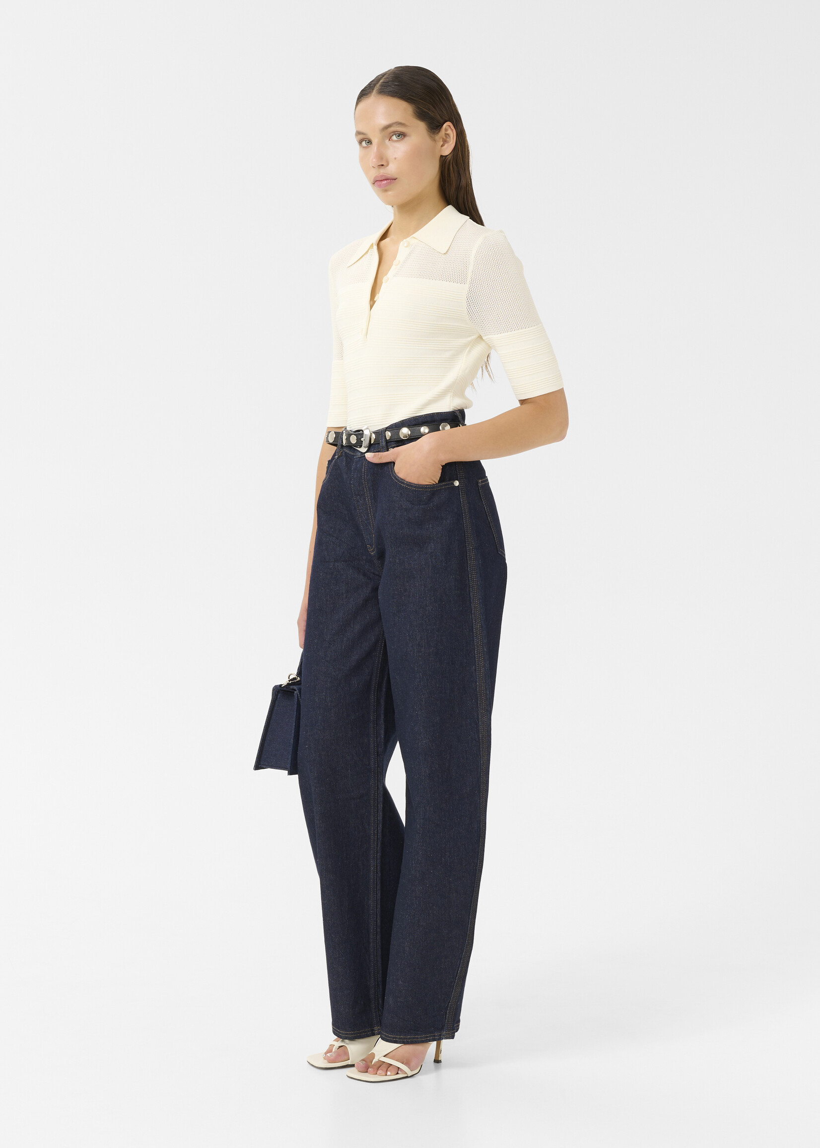 Gestuz GZsummer wide jeans - unwashed