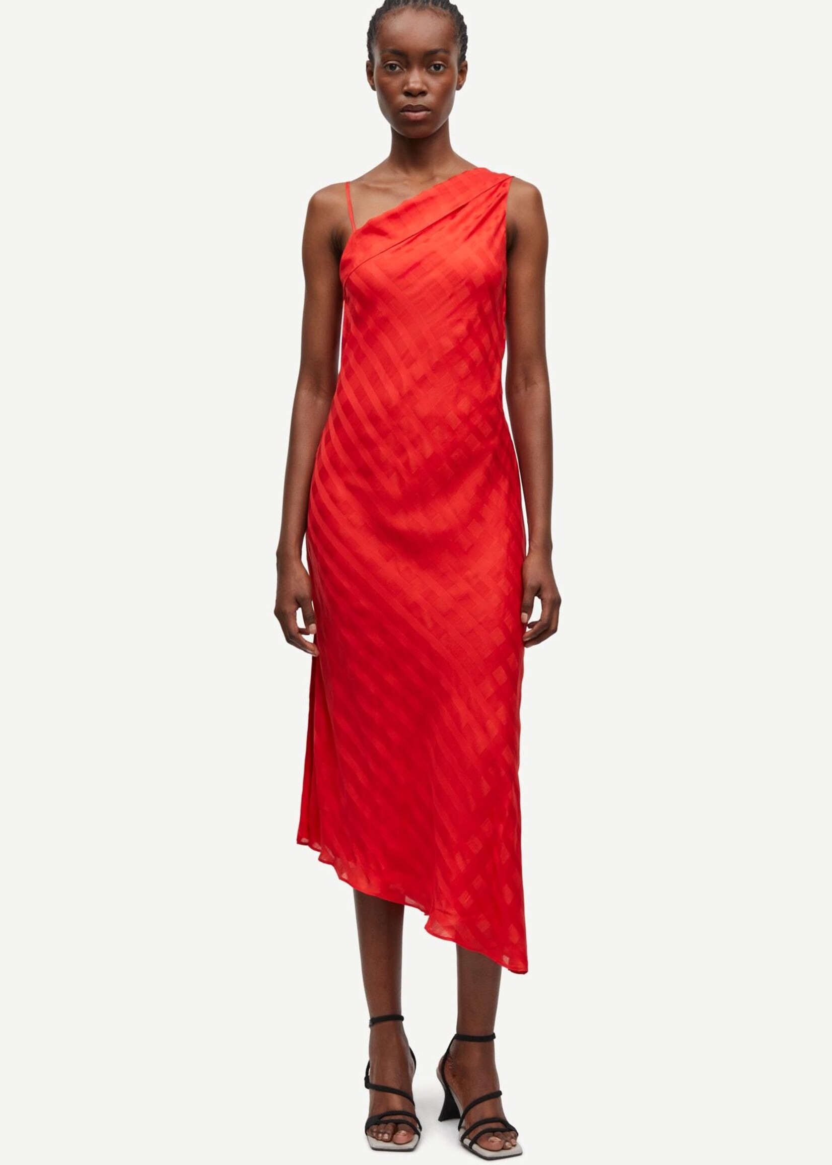Samsøe Samsøe Samarina dress - flame scarlet