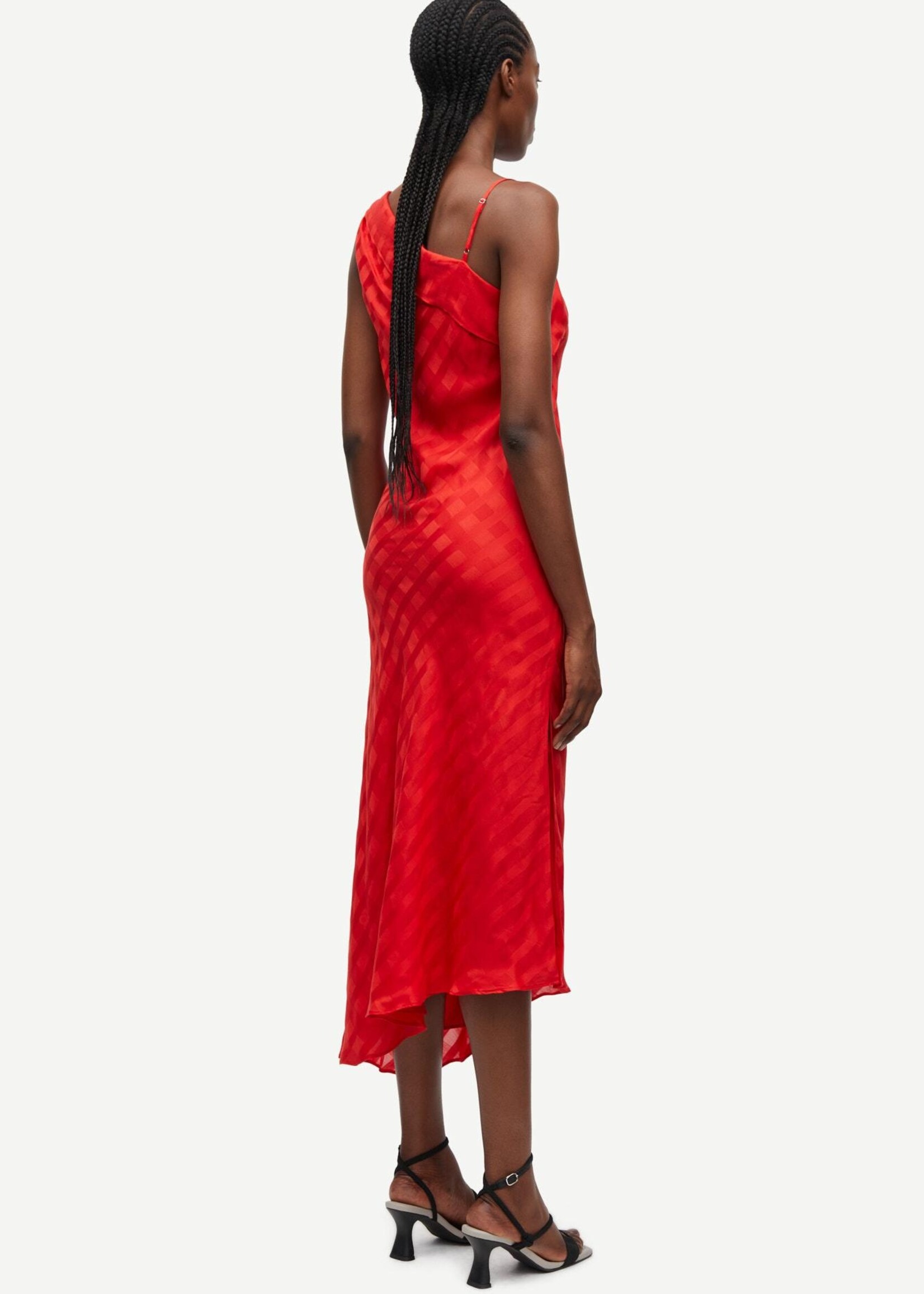 Samsøe Samsøe Samarina dress - flame scarlet