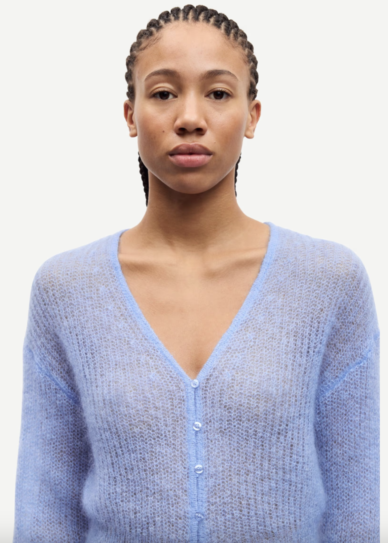 Samsøe Samsøe Sapoppie cardigan - della Robbia Blue