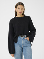 Gestuz GZalpha slit pullover - Black
