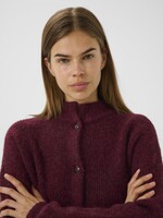 Gestuz AlphaGZ short cardigan - Blood Red mélan