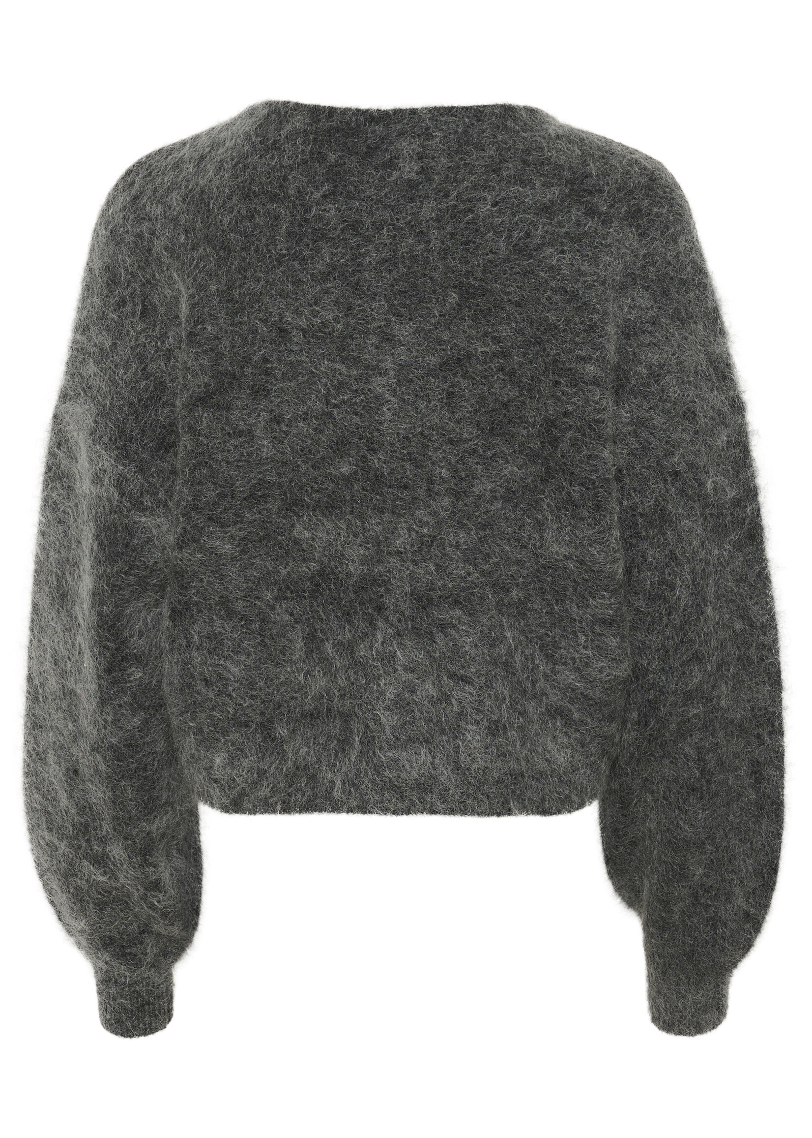 Gestuz GZdebbie cardigan NOOS - Charcoal melang