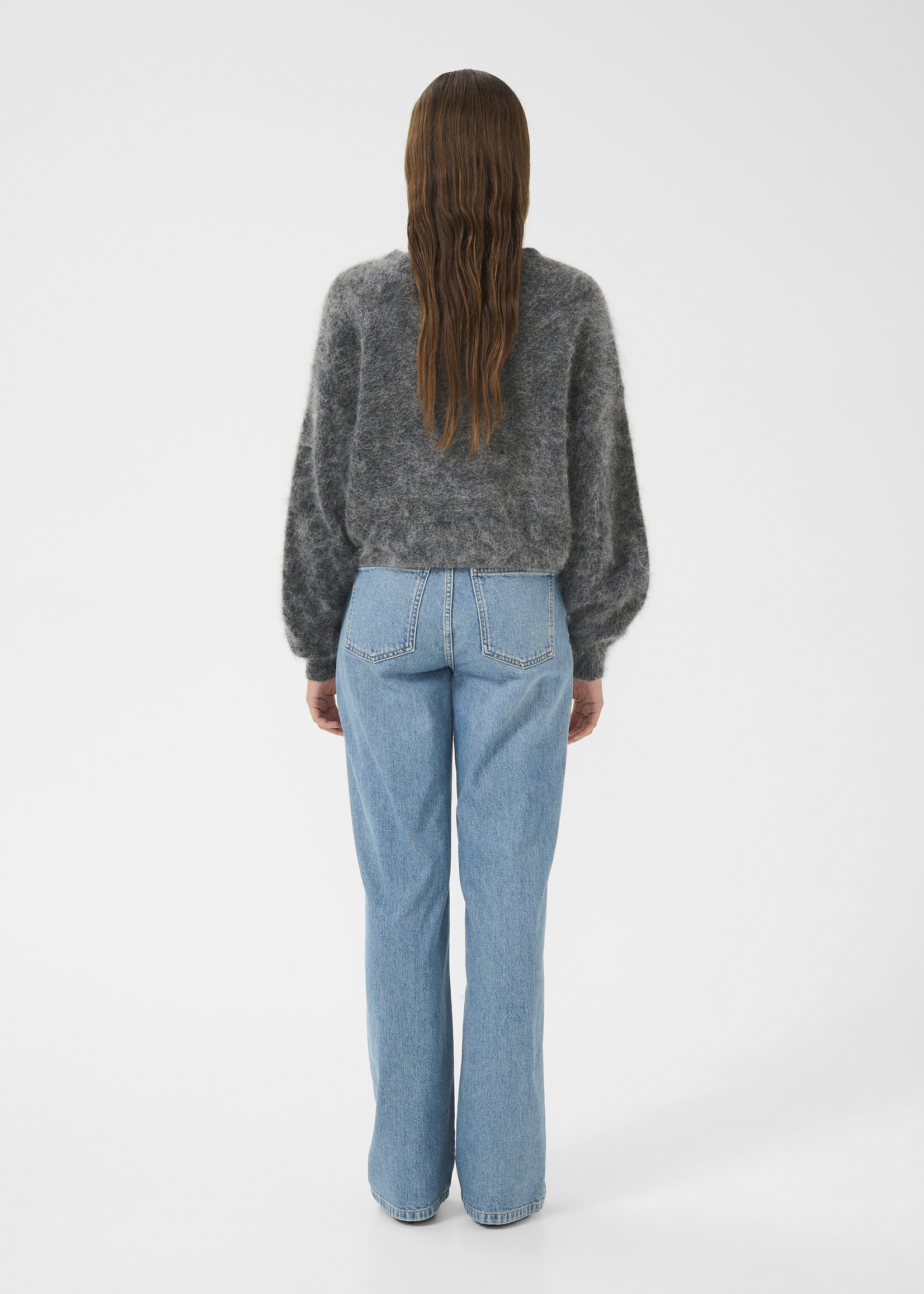 Gestuz GZdebbie cardigan NOOS - Charcoal melang