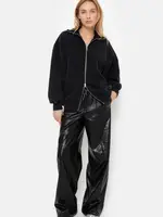 âme Monaco Cardigan with Zip - Vintage Black