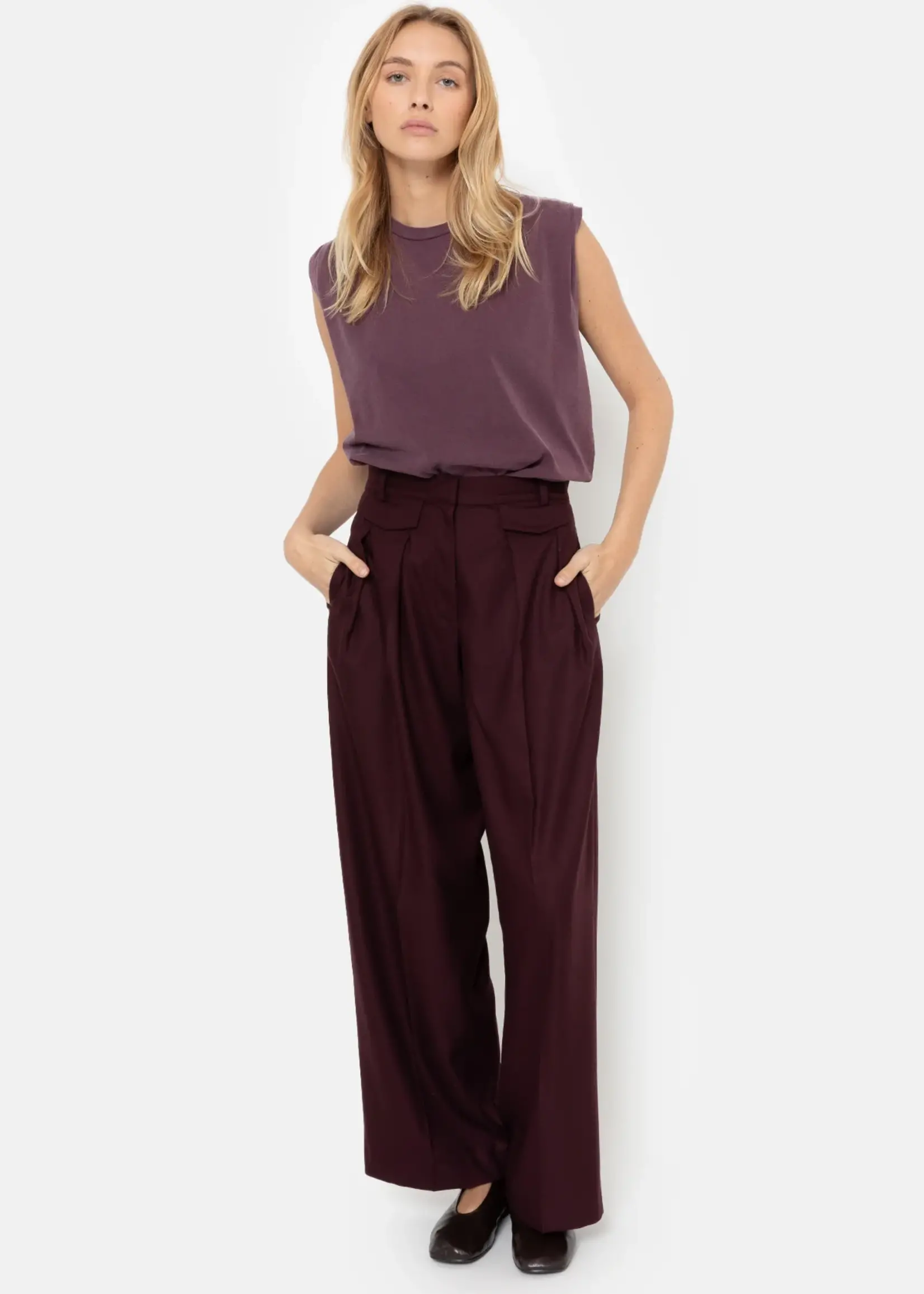 âme Michel - Pants With Front Pleats