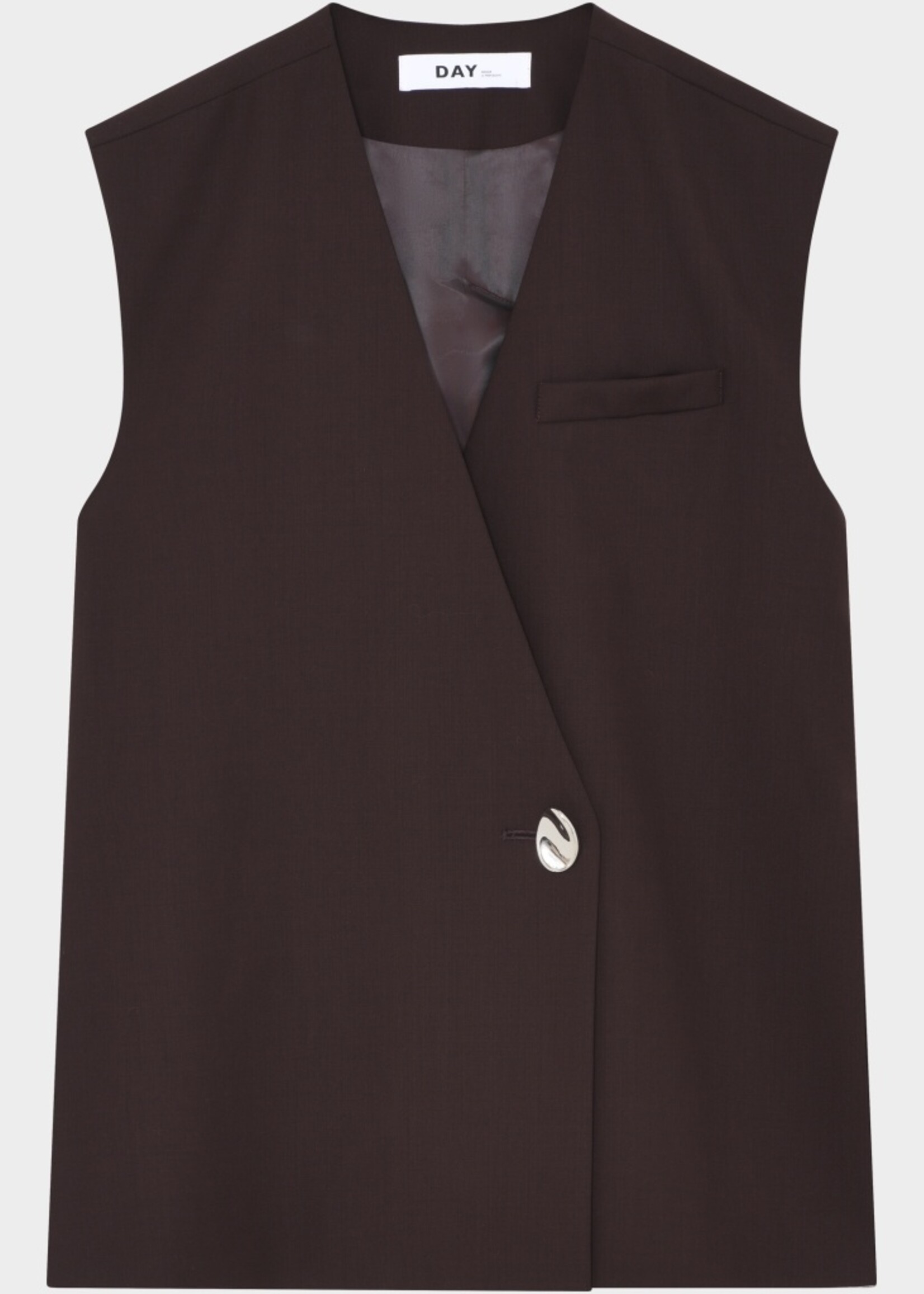 Day Francine - light Wool Blend - Chocolate Plum