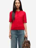 Samsøe Samsøe Sanoura ss cardigan - Haute Red