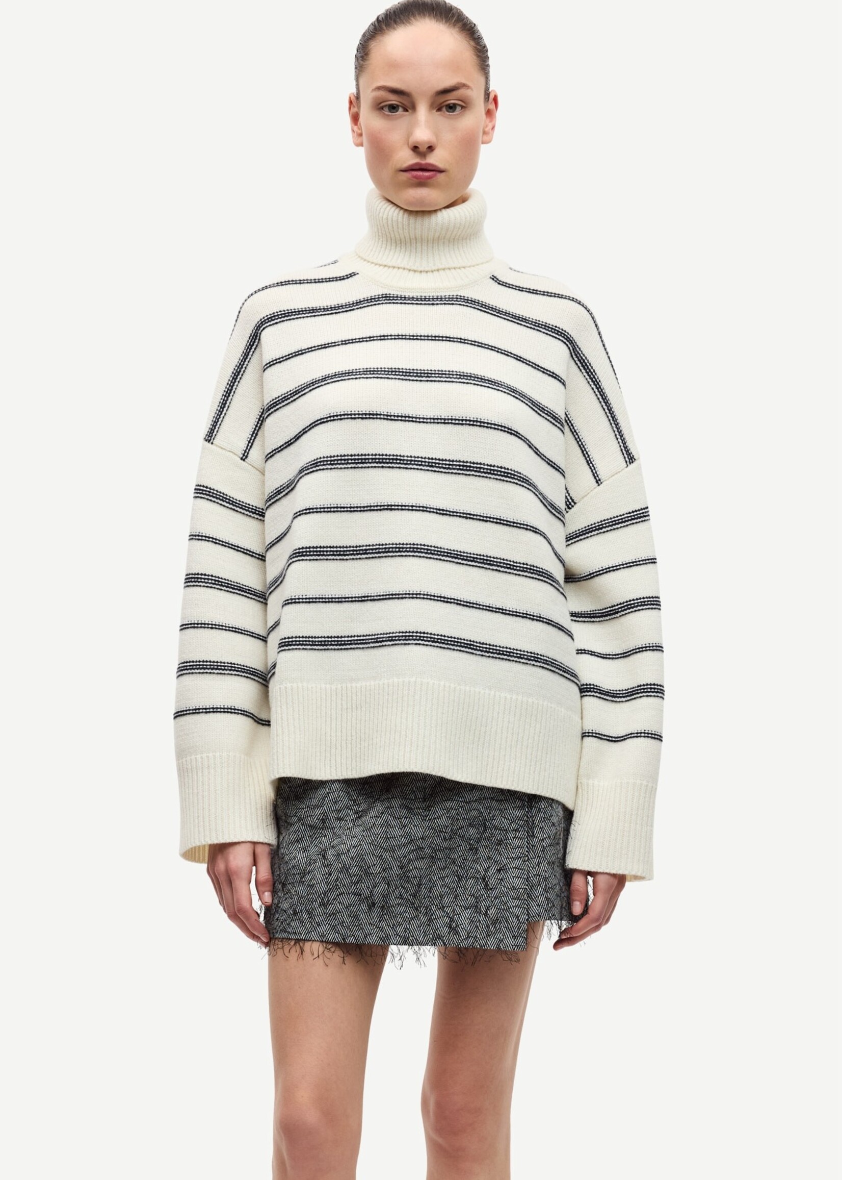 Samsøe Samsøe Sakeiku stripe - turtleneck