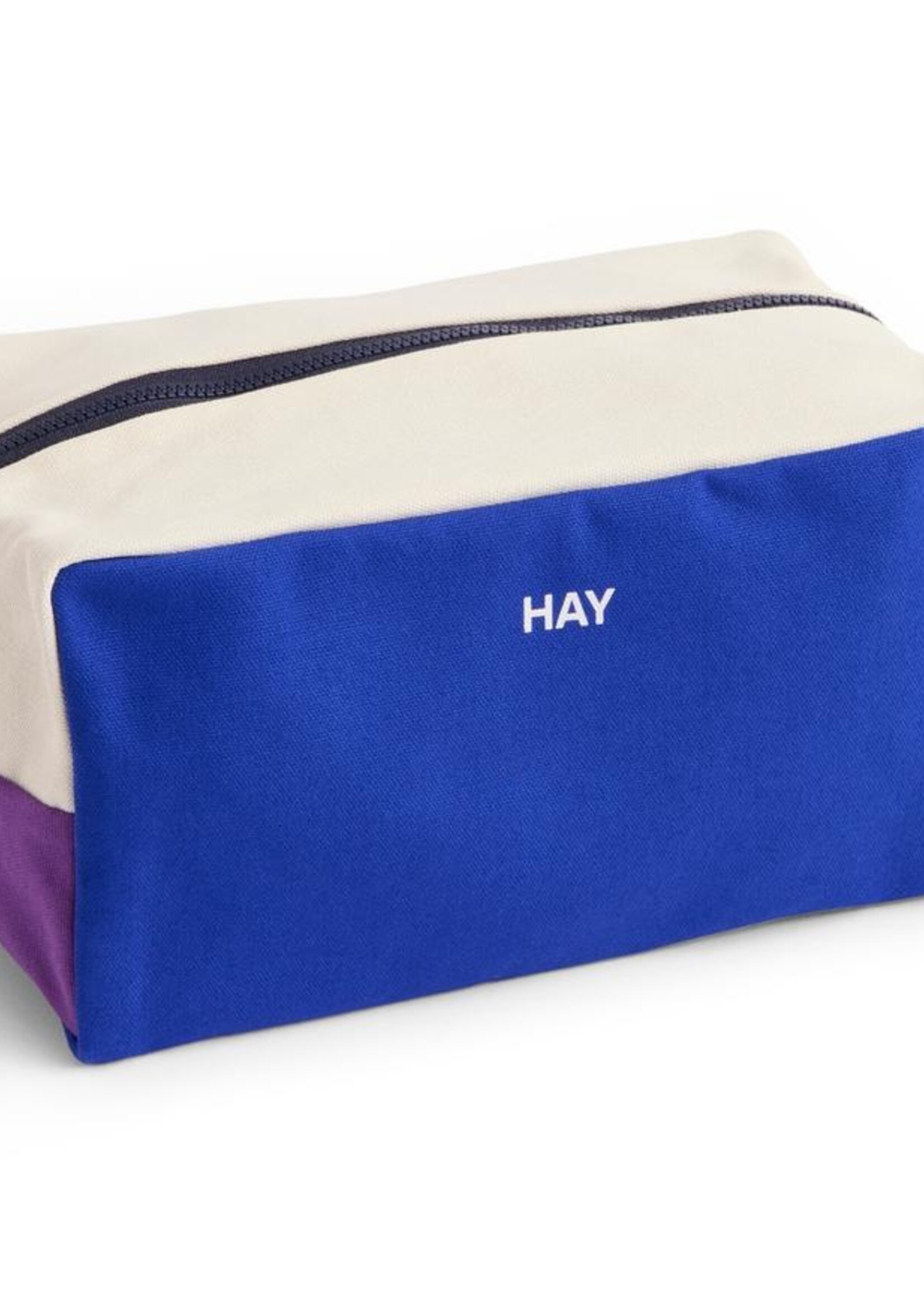 Hay Multi wash bag - Medium - Electric blue multi