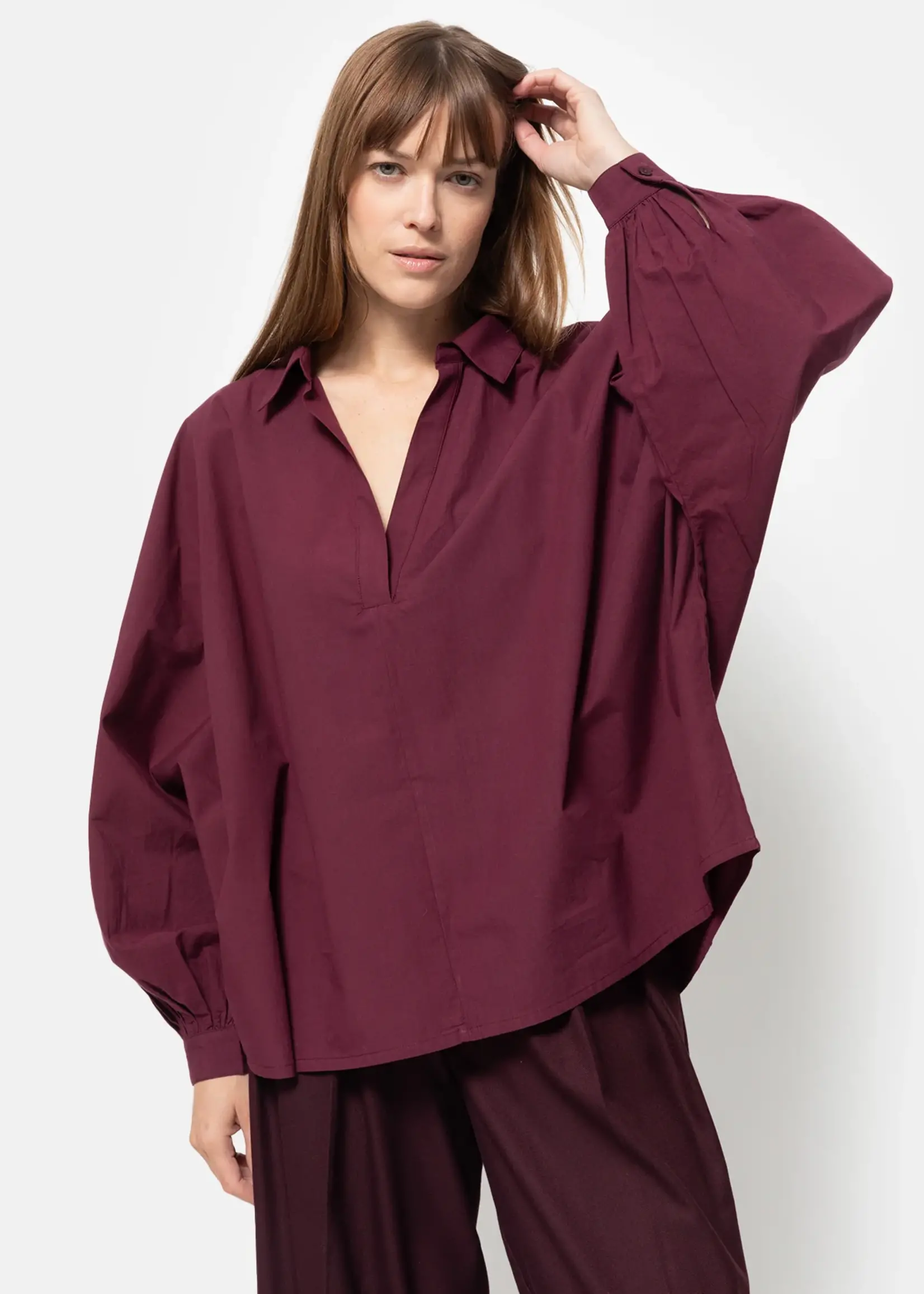 âme Madonna Polo Shirt - Plum