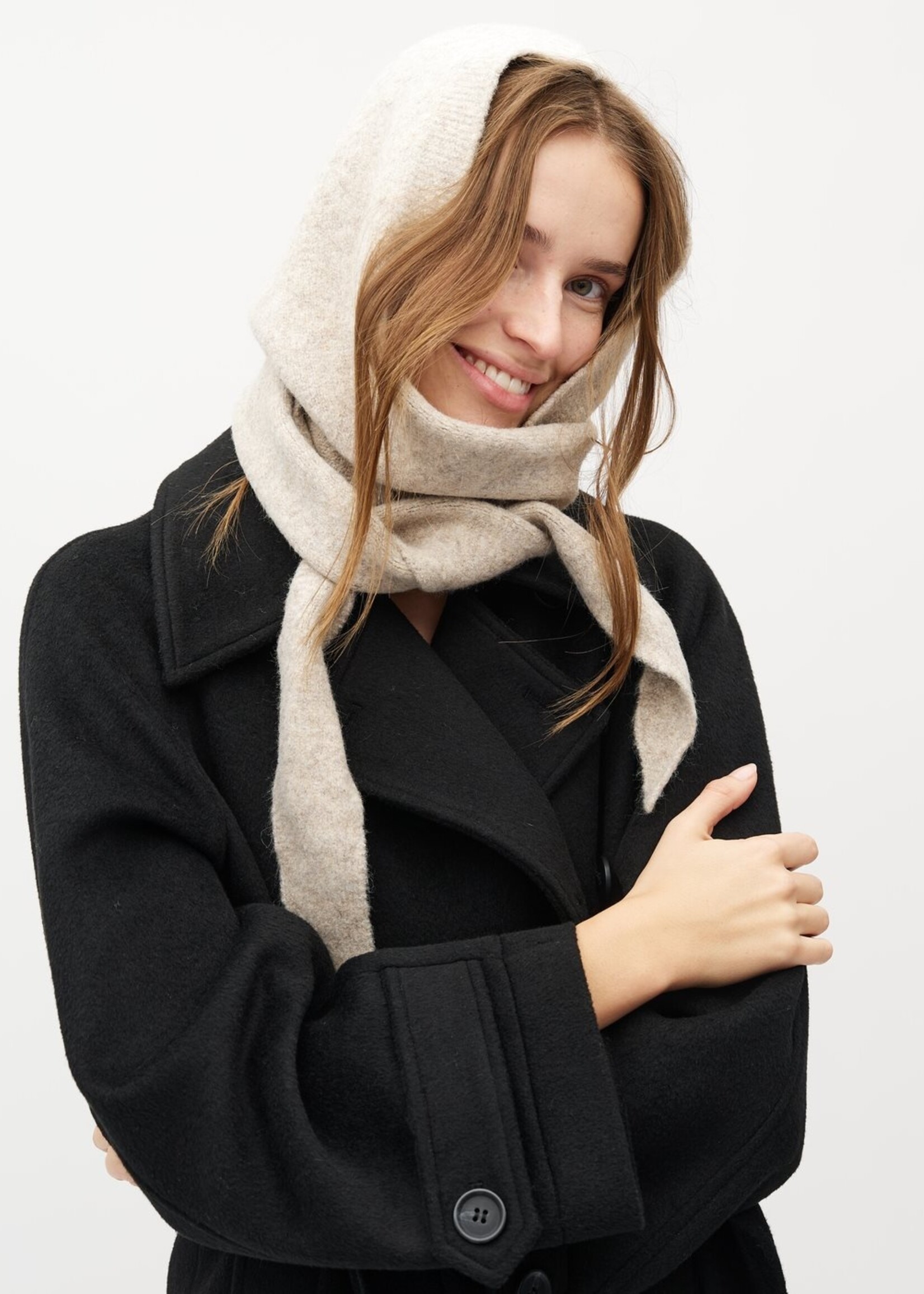 mbyM Wrappi-M Scarf - Light Taupe Melange