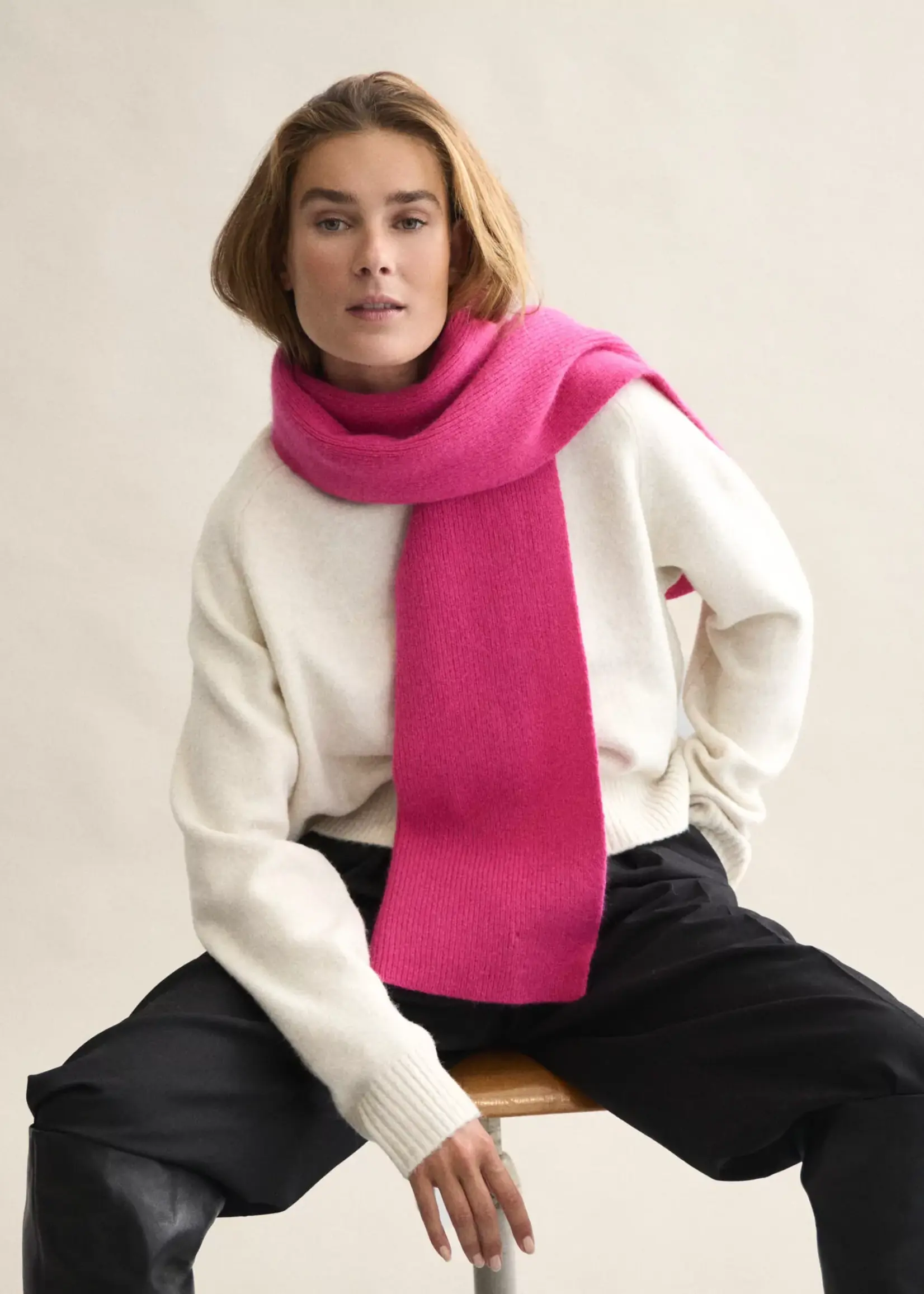 Le Bonnet Scarf - lipstick